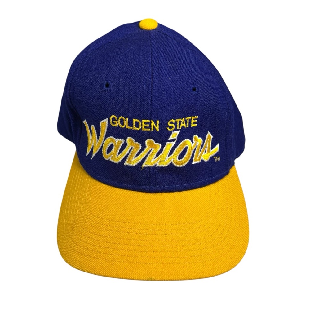Vintage Warriors Sports Specialties Script Hat 7 1/8 Wool NBA USA